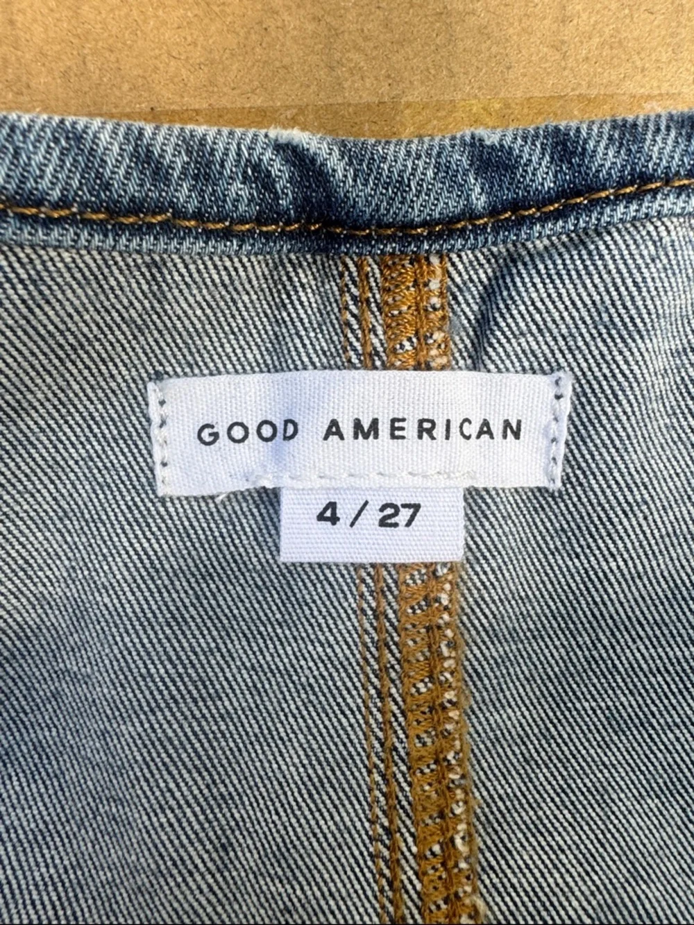 SAMPLE Good American Corset Jeans Size 4/27